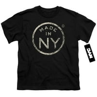Ню Йорк - NY Made - Младежки риза с къс ръкав - голяма