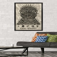 Game of Thrones - Плакат за железен трон, 22.375 34