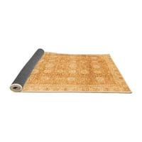 Ahgly Company вътрешен правоъгълник Ориентал оранжево традиционни килими, 6 '9'