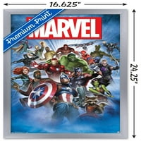 Marvel Comics - Group Shot Wall Poster, 14.725 22.375