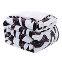 Piccocasa двустранно фланелно руно, двойно одеяло, Zebra-Stripe
