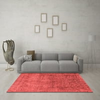 Ahgly Company вътрешен правоъгълник ориенталски червени килими за индустриална зона, 2 '5'