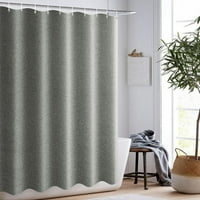 Плътна цветна имитация fla тъкан за баня за баня завеса водоустойчив душ завеса облицовка баня баня завеса за подарък за баня