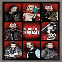 Филм на комикси - отряд за самоубийство - Плакат за стена на мрежата, 14.725 22.375
