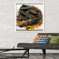 Jurassic World: Dominion - Giga срещу T. Re Wall Poster, 22.375 34 рамки