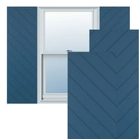 Екена Милуърк 12 в 35 ч вярно Фит ПВЦ диагонал Слат модерен стил фиксирани монтажни щори, престой синьо