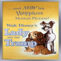 Disney Lady and the Tramp - един плакат за стена на листа, 14.725 22.375