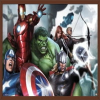Marvel Cinematic Universe - Avengers - Сглобена стена плакат, 22.375 34