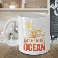 Заведете ме в океанския летен тематичен морска вълна за кафе и чай чаша чаша за плаж, любител на океана, сърфист и моряк