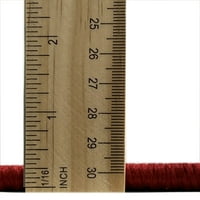 Ahgly Company вътрешен правоъгълник медальон червени традиционни килими, 6 '9'