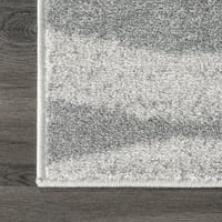 нулум Тристан съвременен килим бегач, 2' 6 6', сив