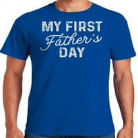 Графика Америка първата ми риза Ден на бащата За Татко Мъжка тениска