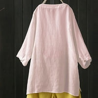 Женска масивна цветна риза с V-образно деколте