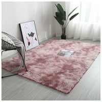 Shaggy Fau Fur Area Rugs Soft Pink Gradient Tie Dye Shag килим килим рожден ден подарък за момичета деца *
