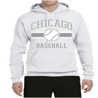 Wild Bobby City of Chicago Chi American Baseball Fantasy Fan Sports Unise Hoodie Sweatshirt, White, Medium