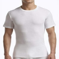 Мъжка върховна памучна смес на стенфилд-тениска с деколте-пакет
