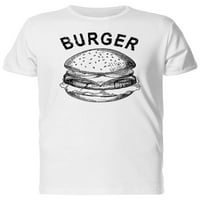 Burger B&W Doodle Tee Men'smage от Shutterstock
