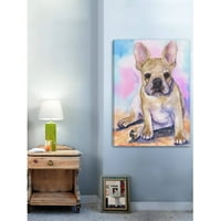 Мармонт хил - Френски Булдог кученце от Георги Дяченко живопис печат върху увито платно