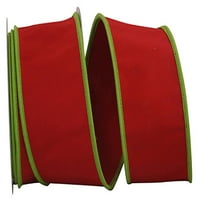 Хартия коледен червен полиестер дизайн на лента, 180 4
