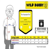 Wild Bobby, Funny Bigfoot Вярвам на Sasquatch, Humor, Men's Graphic Tees, Royal, Medium