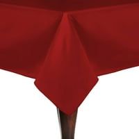 Ultimate Textile Satin Rectangular Squecloth - За сватба, специално събитие или употреба на банкет, червено