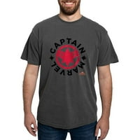 Cafepress - Тениска на капитан Marvel - Мъжки комфортни цветове риза