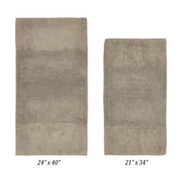 По -добри тенденции Granada Collection памучен туфтиран килим с килим за баня - пясък