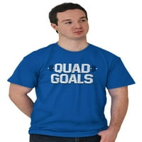 Quad голове за вдигане на тежести Мъжки графични тениски тениски Brisco Brands 5x