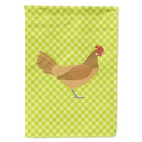 Фризийско фризийско пилешко зелено знаме платно с размер на къщата