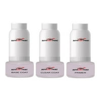 Докоснете Basecoat Plus Clearcoat Plus Primer Spray Paint Kit, съвместим с Aqua Blue Metallic Turbo Porsche