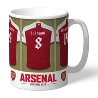 Официална персонализирана чаша за съблекалнята на Арсенал