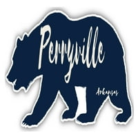 Perryville Arkansas Souvenir Vinyl Decal Sticker Bear Design