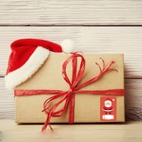 Дизайн Адхезивно коледно име на подарък Тагове Коледни стикери Представете етикети за печат Коледни декали Подаръчен пакет декор