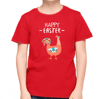 Момче великденска риза щастливи великденски ризи смешни петел Великденски ризи за момчета