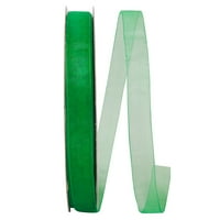 Хартия чист изумруден зелен найлонов панделка, 3600 0.62
