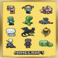 Minecraft - Плакат за стена на символи, 14.725 22.375