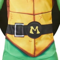 Inspirit проектира тийнейджърски мутант нинджа костенурки Микеланджело Хелоуин костюм мъж, дете 4-10, зелено