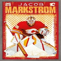 Calgary Flames - Jacob Markstrom Wall Poster, 14.725 22.375