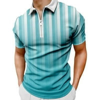 Поло ризи за мъже пролетта нова 3D печат модна тенденция лесно носене