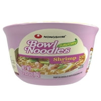 Nongshim Bowl Noodle Spicy Shrimp Ramyun Ramen Noodle Soup Bowl, 3,03oz брой