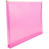 Хартиени Пликове С Пластмасов Цип, 9. 13, горещо розово, в пакет