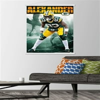 Green Bay Packers - Плакат за стена на Jaire Alexander с магнитна рамка, 22.375 34