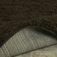 Берн Наш Дом Берланд твърд Плюш мек килим всекидневна и спалня площ килим, 5 '3 7'0