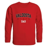 Valdosta V-State University Blazers Татко руно от екипаж с пуловер пуловер червено голямо голямо количество
