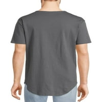 Удължена Мъжка тениска без граници, 2-пак