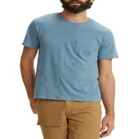 Мъжка класическа джобна тениска на леви
