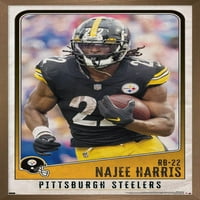 Pittsburgh Steelers - Najee Harris Wall Poster, 14.725 22.375 рамки
