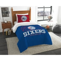Philadelphia 76ers Северозападната компания Обратна SLAM Comforter Set