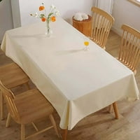 Правоъгълна маса плат плат водоустойчив селски дантела памучно бельо покривка за миене декоративна покривка за бръчки безплатна маса за маса за кухня трапезария ?