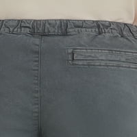 Студио Мъжки & Големи Мъжки дрехи обагрени киселина измиване Кепър джогинг панталони, размери с-5КСЛ